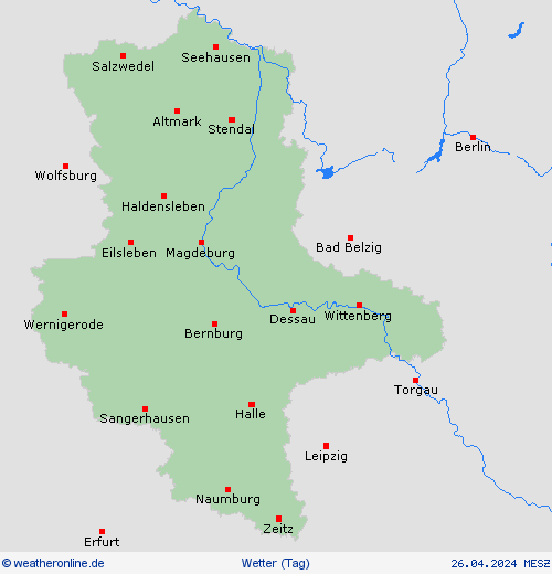 übersicht  Deutschland Vorhersagekarten