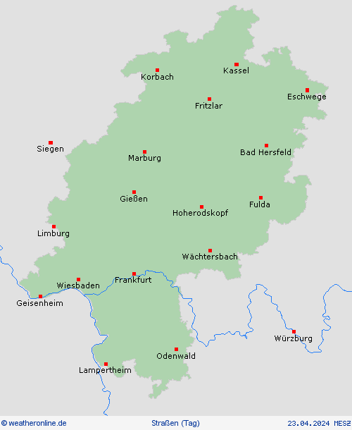 straßenwetter  Deutschland Vorhersagekarten