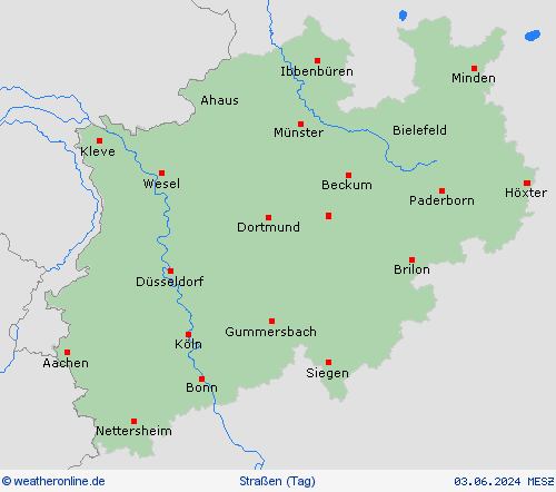 straßenwetter  Deutschland Vorhersagekarten