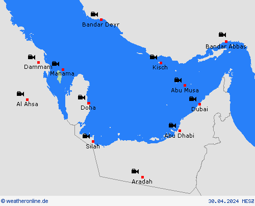 webcam Bahrain Asien Vorhersagekarten