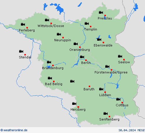 webcam  Deutschland Vorhersagekarten